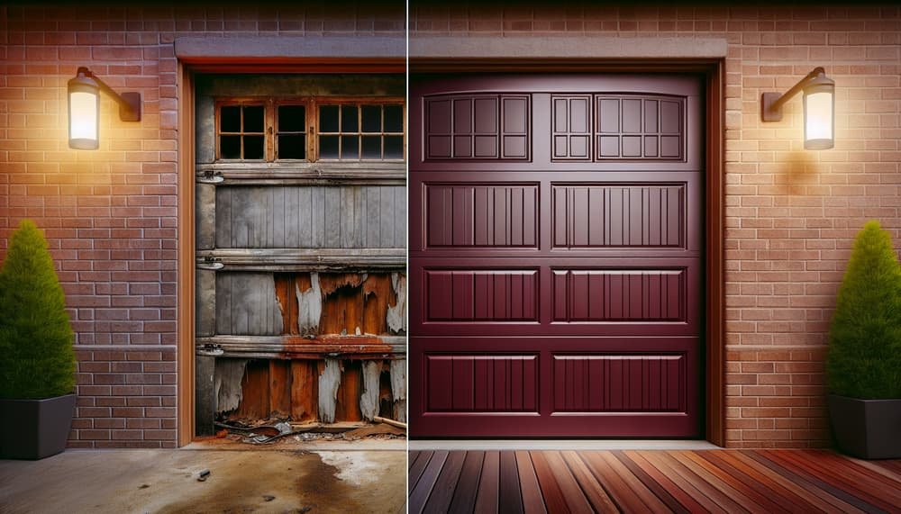 Garage door work in North Scituate