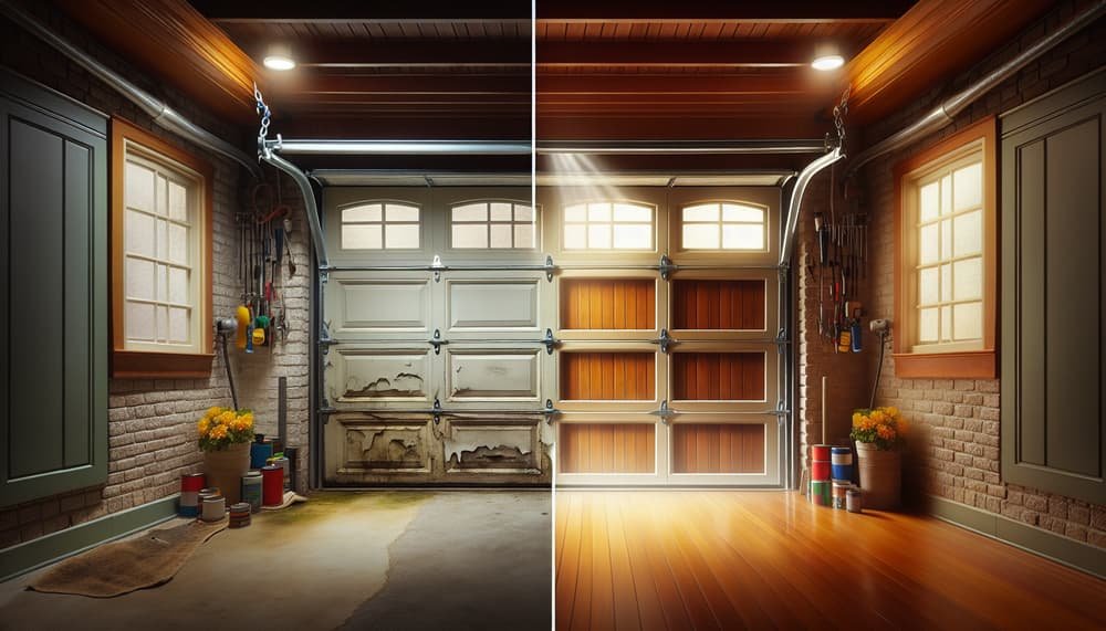 Garage door work in Scituate Center