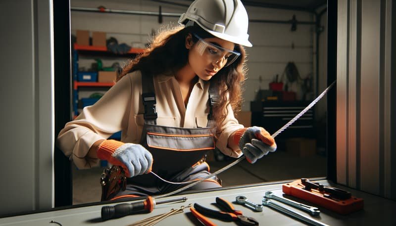 Garage Door Cable Repair in Scituate