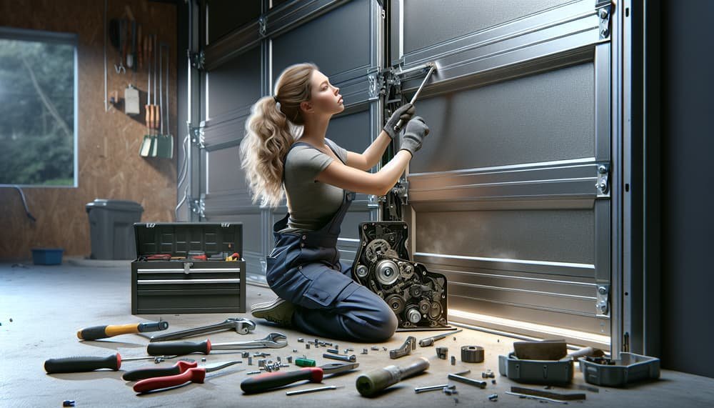 Garage door work in Scituate Center