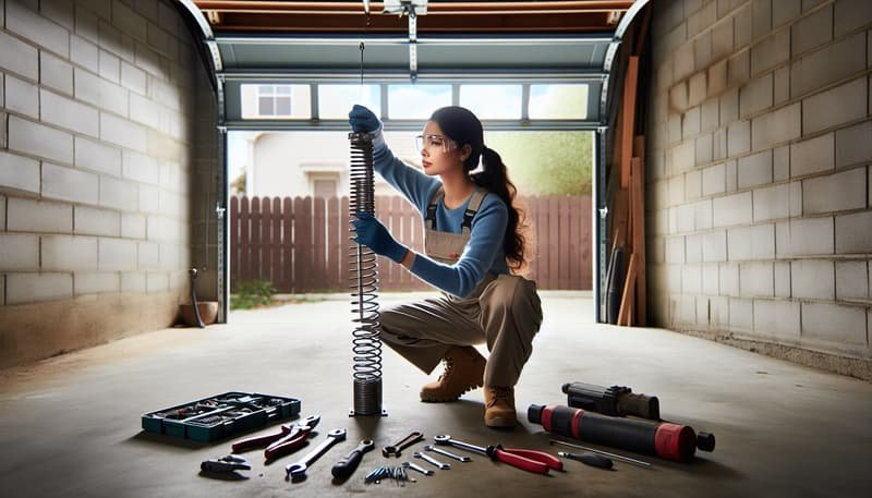 Garage Door Spring Repair in Scituate